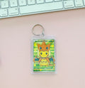 Pikachu Poncho Charizard Pokemon Keychain