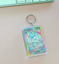 Sylveon EX Prismatic Evolutions Pokemon Keychain